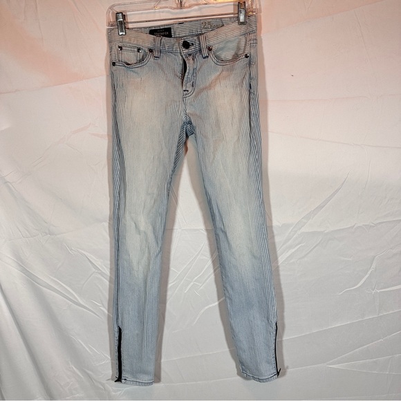 JCREW Pinstripe Toothpick Jeans size 25 - Picture 5 of 5
